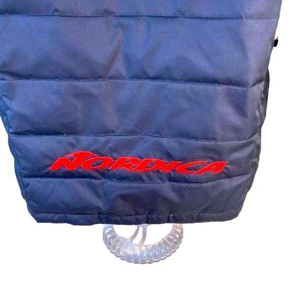 NORDICA RARE VINTAGE DOWN PARKA HI DOWN FILL NAVY MENS XL hi down FILL arm vent - Picture 3 of 14